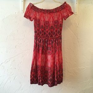 Boho Mini Dress NWT